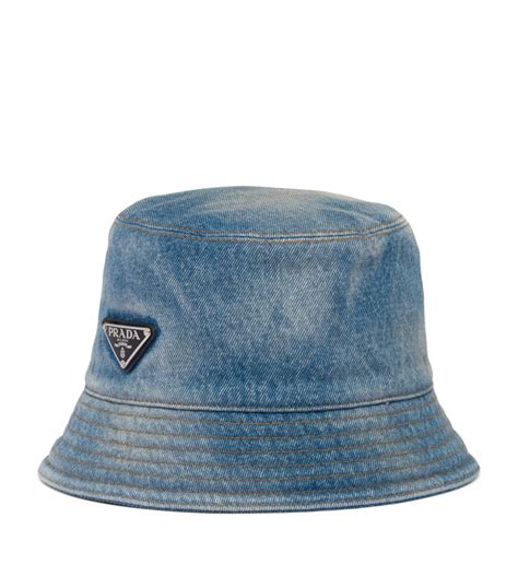 prada bucket hat 2018|prada denim bucket hat.